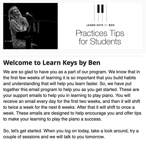 Practice Tips for Students about online piano teacher la